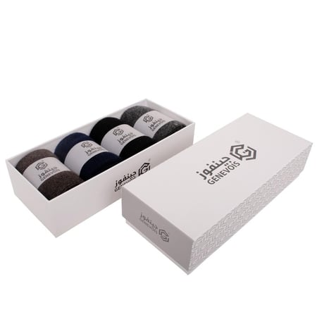 طقم جوارب مصوفة فاخرة - GENEVOIS