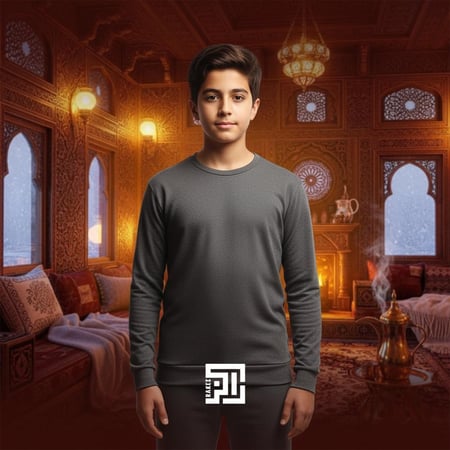 طقم بجامة حراري  ولادي - ثيرمال راكز