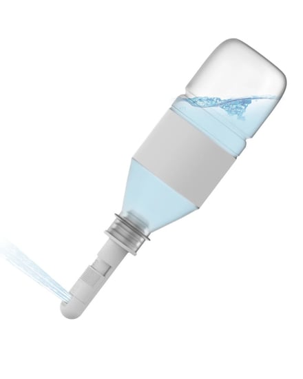 رأس شطاف محمول للسفر – يركب على قارورة ماء