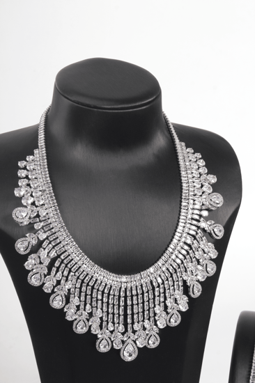 إكسسوار طقم زركون بتصميم أنيق