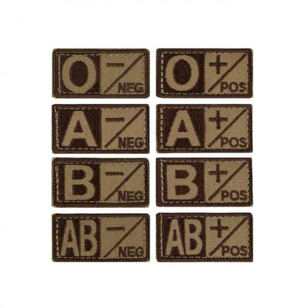 شعار فصيلة دم (بني ، أسود )