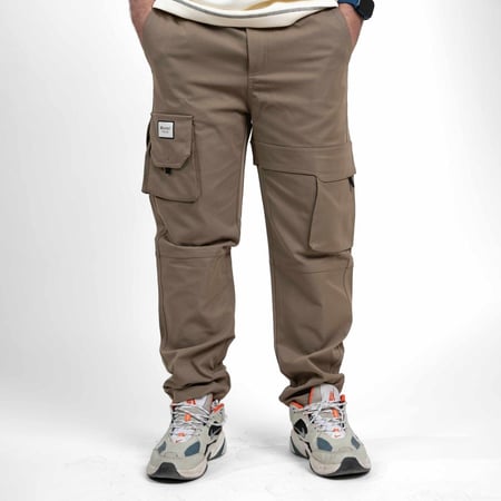 بنطلون بني _أوفر سايز