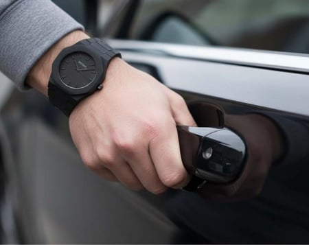 ساعة كربون اسود