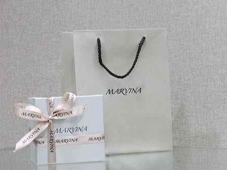 ساعة جلد رجالي من مارفينا لون اسود مع دوار ابيض