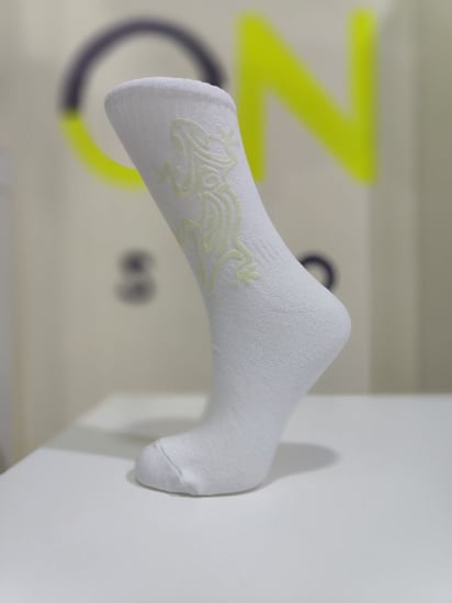 جوارب مضيئة رسومات ابيض