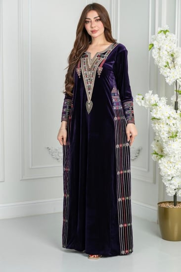 جلابيه مخمل تراثي اسيل