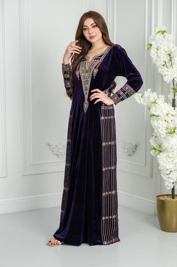 جلابيه مخمل تراثي اسيل