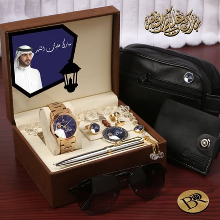 طقم ساعة رجالية بتصميم عصري جديد