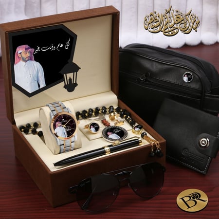 طقم ساعة رجالية بتصميم عصري جديد