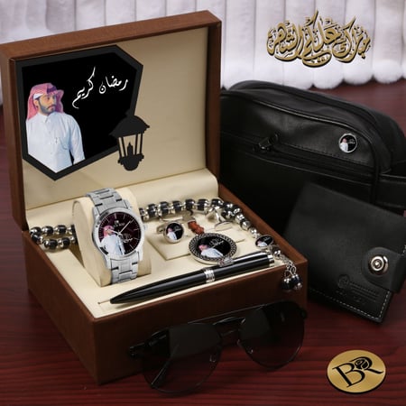 طقم ساعة رجالية بتصميم عصري جديد