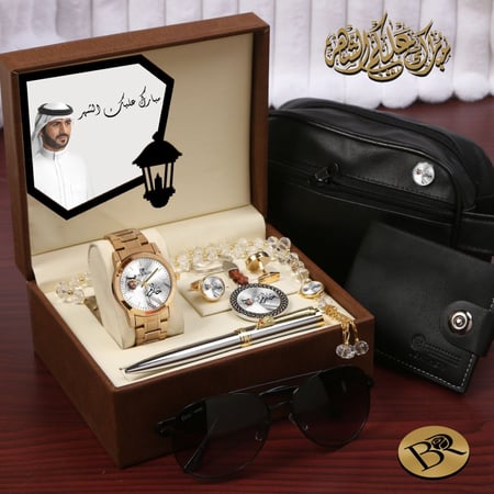 طقم ساعة رجالية بتصميم عصري جديد