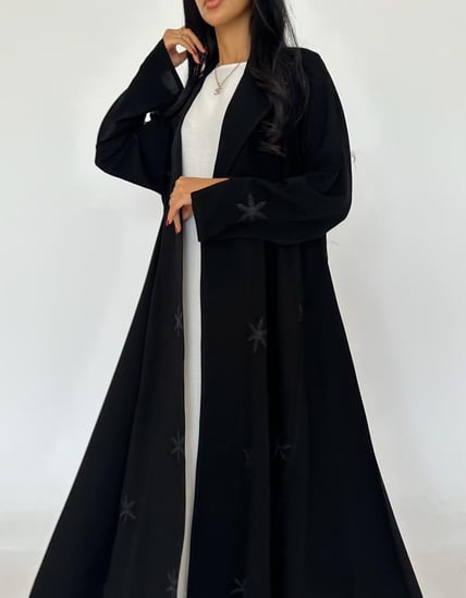 عبايه كلوش كريب ملكى