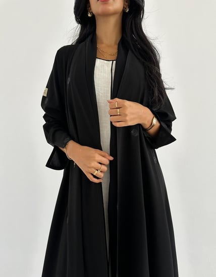 كريب خفيف عملي مطرز زري ياباني كلوش