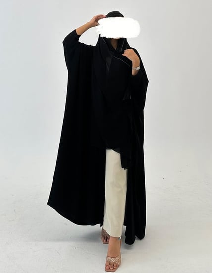 عباية سوداء نص بشت عملية