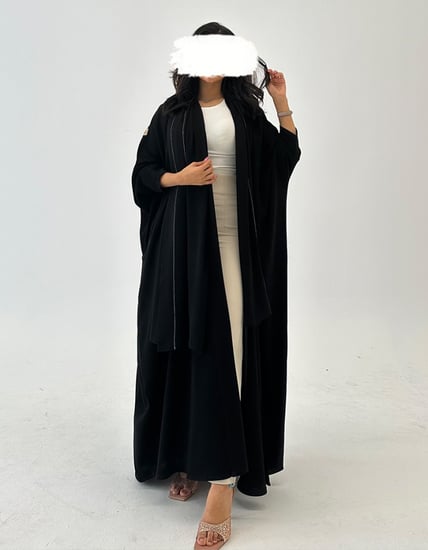 عباية سوداء نص بشت عملية