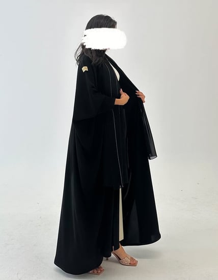 عباية سوداء نص بشت عملية