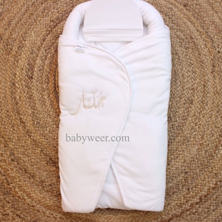 مدس مواليد لاصق 2قطعة بتطريز اسم جلنار