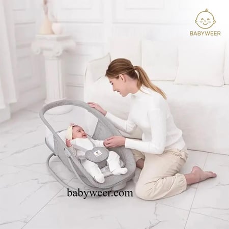 كرسي مواليد هزاز كهربائي ماركة ماستلا 4في 1