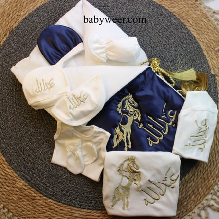 طقم بيبي عبدالله كتابة الاسم حسب الطلب