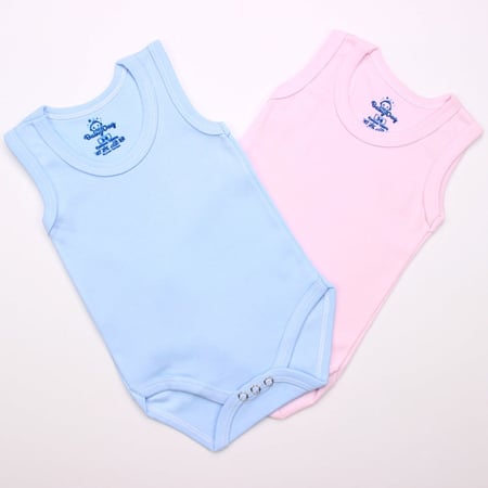 بربتوز داخلي قطن لحديثي الولادة سماوي وزهري