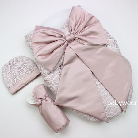 مدس بناتي للمواليد دانتيل -تسوقي الان