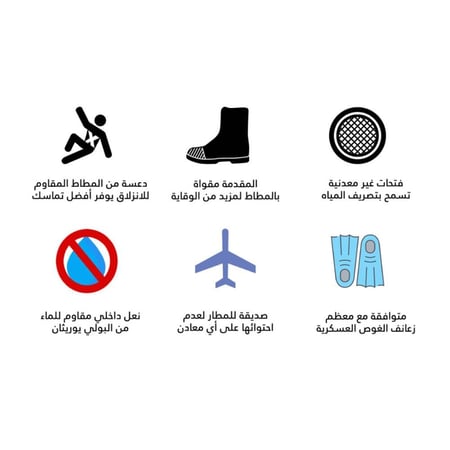 جزمة ماريتايم البحرية من ألتاما متوسطة Maritime Mid أسود