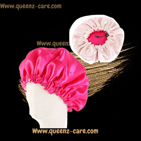 قبعات ساتان للاطفال مناسبة من عمر (1-6) سنوات مبطنة من الجهتين قابله للتكبير والتصغير