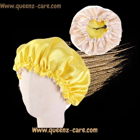 قبعات ساتان للاطفال مناسبة من عمر (1-6) سنوات مبطنة من الجهتين قابله للتكبير والتصغير