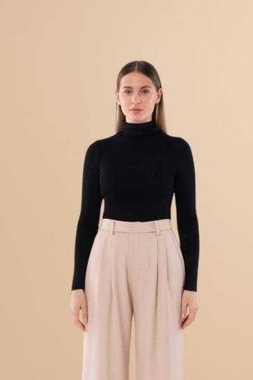 بنطلون بيج رسمي فضفاض