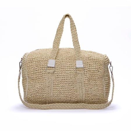 شنط من القش بدون تطريز