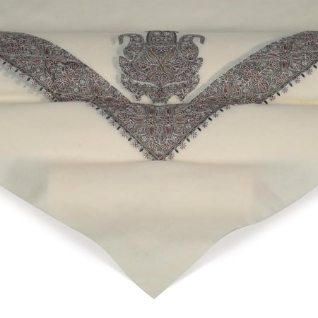 شال ميرينو كشمير الشتوي أصدار 2025 بني داكن