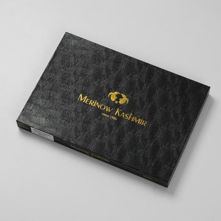 شال ميرينو كشمير الشتوي أصدار 2025 لون ازرق