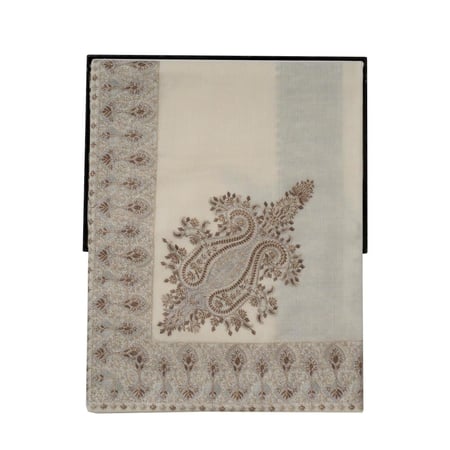 شال ميرينو كشمير الشتوي أصدار 2025 لون بني غامق