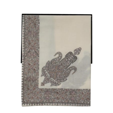 شال ميرينو كشمير الشتوي أصدار 2025 بني داكن