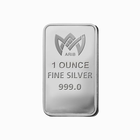 سبيكة فضة صافية واحد أونصة عيار 999