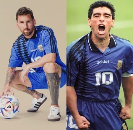 طقم كلاسيك (تاريخي) الارجنتين 1994 - فئة اللاعبين