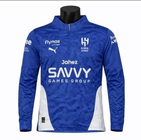 سويتر الهلال الشتوي 2026 مع فتحت اصبع