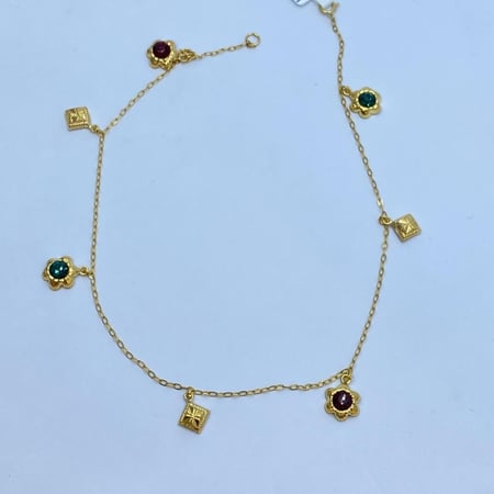 خلخال ذهب عيار 21 وزن 1.95