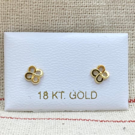 حلق اطفال طبي ذهب عيار 18 وزن 0.1