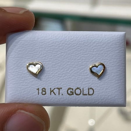 حلق اطفال طبي ذهب عيار 18 وزن 0.10