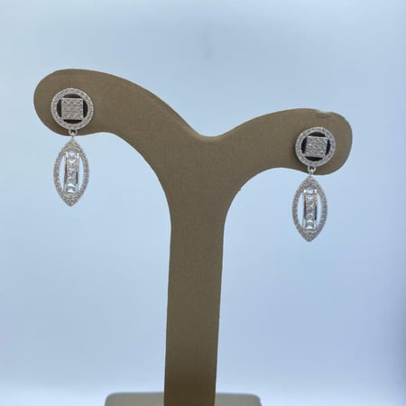حلق فضة عيار 925