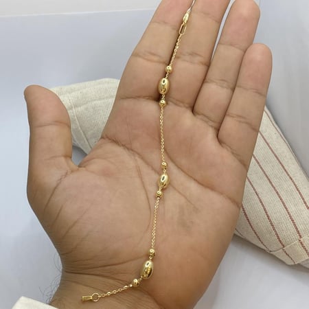 سوارة ذهب عيار 18 وزن 4.01