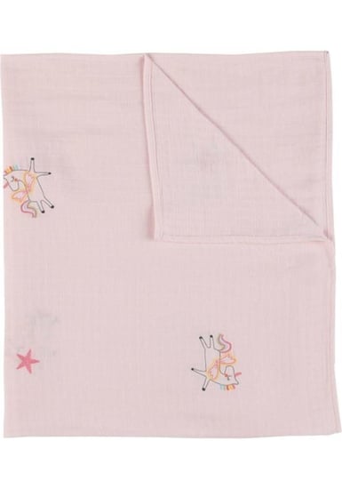 بطانية موسلين للمواليد - أبيض - قطنية ناعمة وخفيفة للتغطية اليومية - idilbaby - تركي أصلي