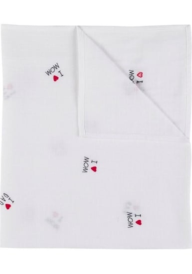 بطانية موسلين للمواليد - أبيض - قطنية ناعمة وخفيفة للتغطية اليومية - idilbaby - تركي أصلي