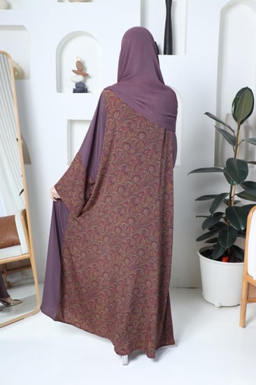 عباية قماش ملون صيفي حرير