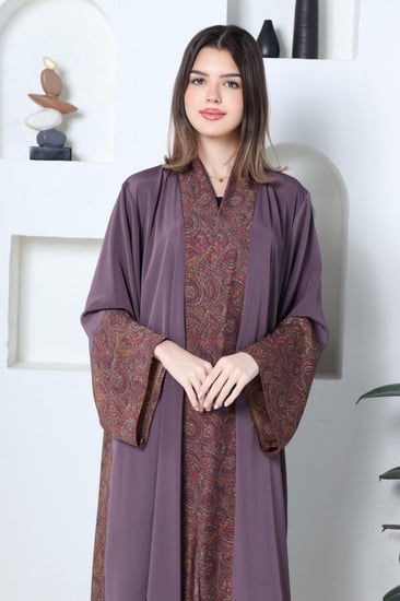 عباية قماش ملون صيفي حرير