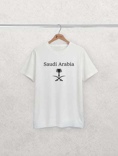 تيشيرت Saudi Arabia مع شعار المملكة