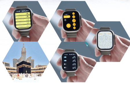 اقوى ساعة إسلامية ذكية من دينكس