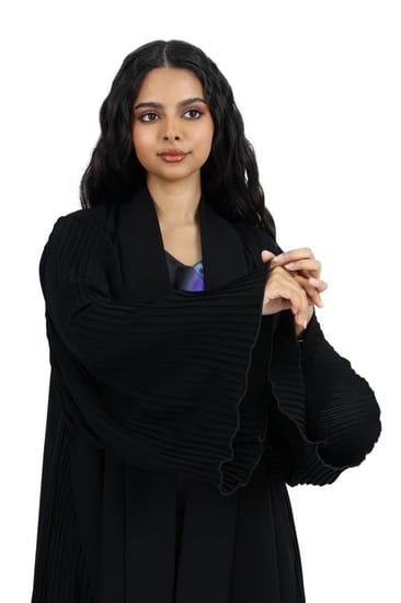 عباية سوداء كسرات ميني ميت 111