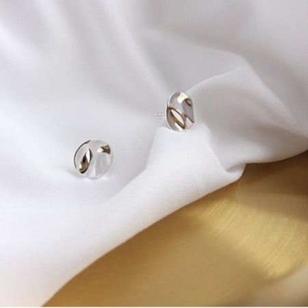 حلق ويف من الفضة الاسترليني عيار 925